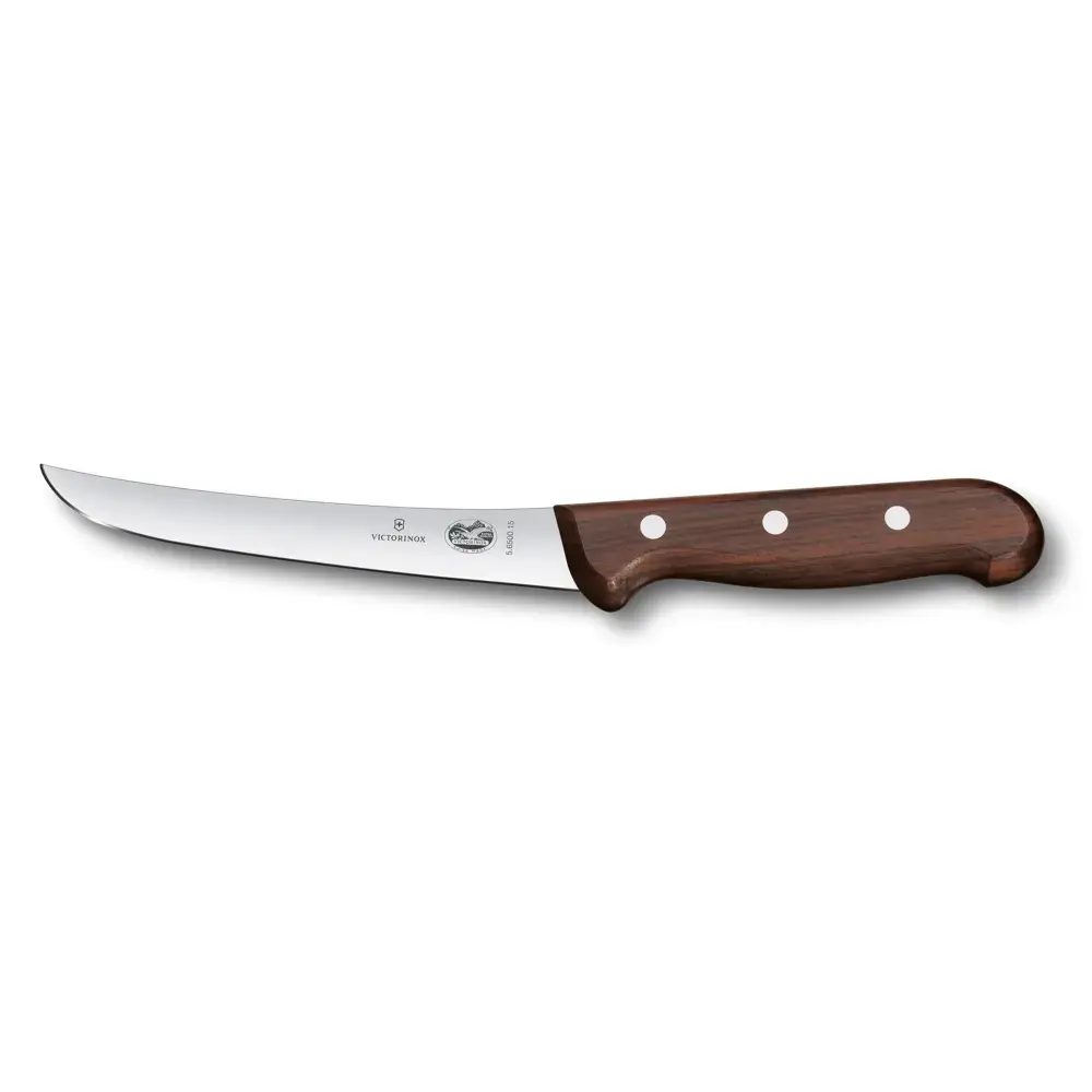 Uitbeenmes gebogen, 15cm, gemod. esdoorn