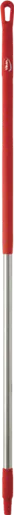 Manche en acier inoxydable 1,5m ø31 rouge