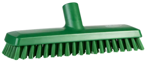 Vikan schuurborstel met watertoevoer groen