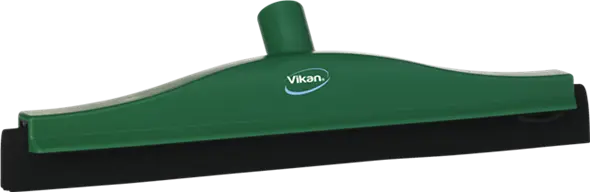 Vloertrekker 40cm groen, zwarte rubber 