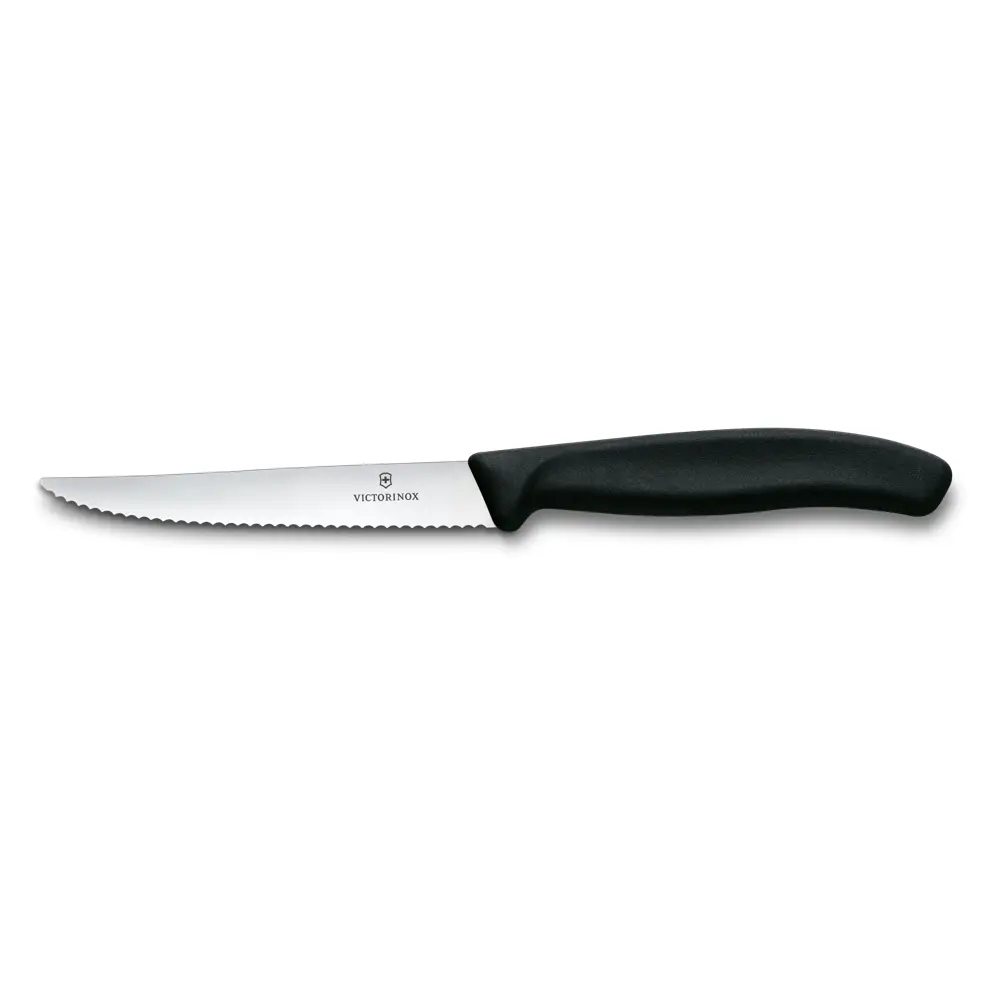 Steakmes 11cm zwart 
