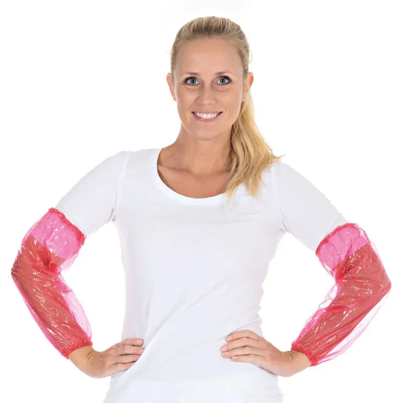 Overmouwen PE, 20 micron rood (100st.) 