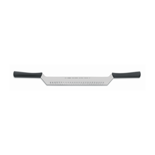 [DI8.1056.30K] Kaasmes 30cm Dick zwart twee handvaten
