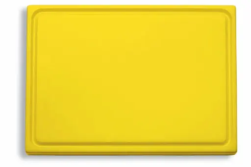 [DI9.1265.00-02] Planche à découper en plastique 26,5x32,5cm jaune 
