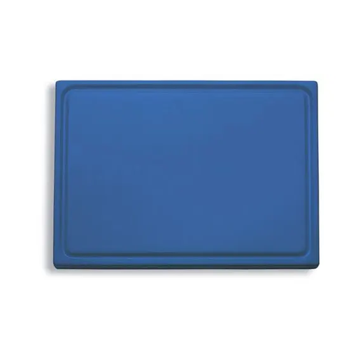 [DI9.1530.00-12] Cutting board with juice groove 53x32,5cm blue