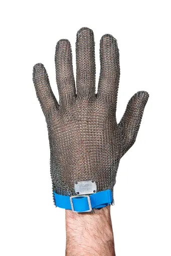 [EFHC153] Gant de securité 5 doigts L bleu