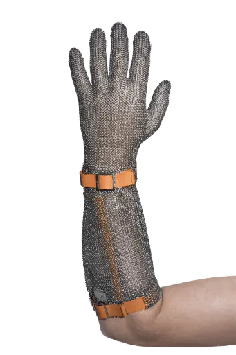 [EFHC25421] Comfort classic handschoen + armb. 21cm XL - oranje