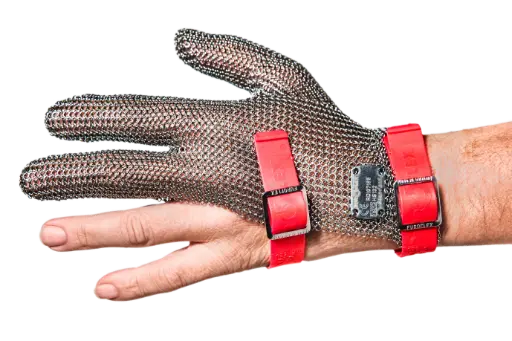 [EFHS132] Handschoen 3 vingers M - rood