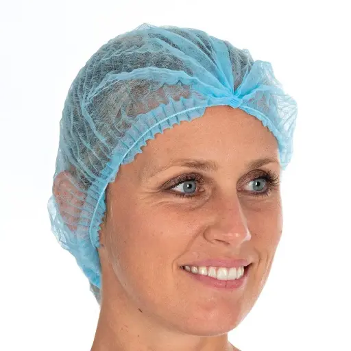 [FM121062] Filets à cheveux bleus -55cm (100 pcs.)
