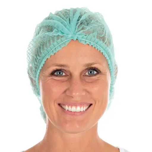[FM121072] Haarnetjes light PP groen - 55cm(100st.)
