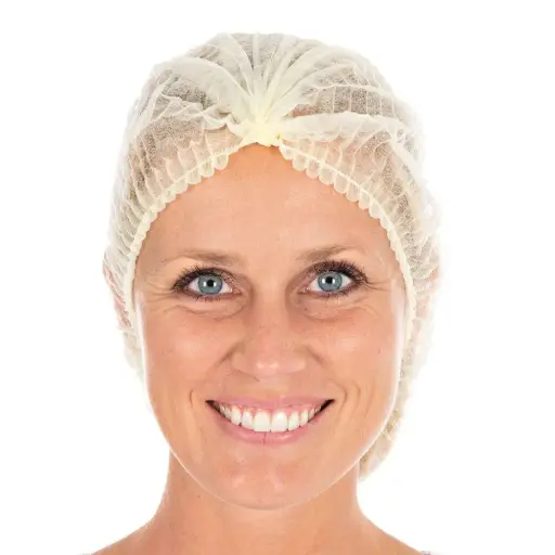 [FM121082] Haarnetjes light PP geel - 55cm(100st.)