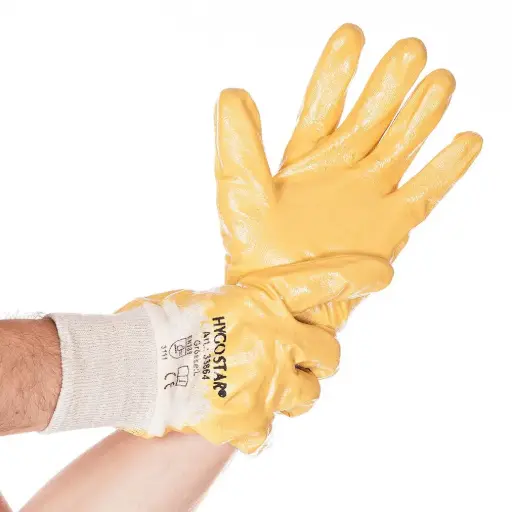 [FM33865] Handschoen Nitril Grip Medium (12pr)