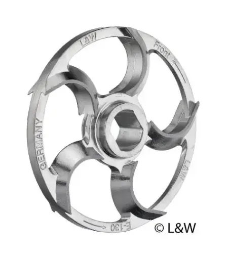 [LW 114D KSI] Couteau faucile circulaire 114D - 5 ailes étamé 