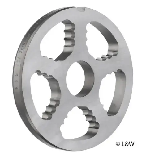 [LW 114D VO 5I] precoupe 114D Inox - 5 trous