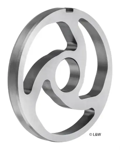 [LW 130E VO3 N H] Voorsnijder 130E - 3 gaten- 14mm-normaalstaal Handtmann