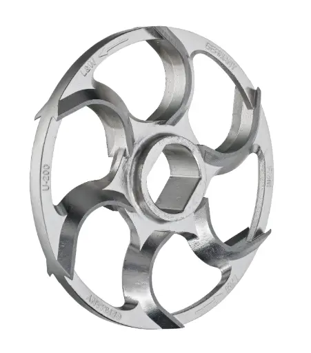 [LW 200U KSIA] couteau faucille circulaire 200U - 6 ailes étamé avec boîte simple