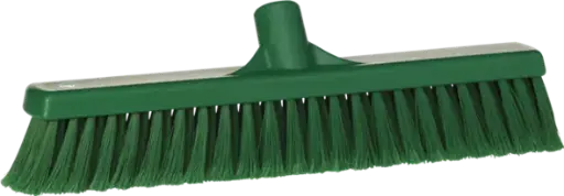 [VI3178/2] Veegborsel zacht/gespleten 130x46x410mm groen