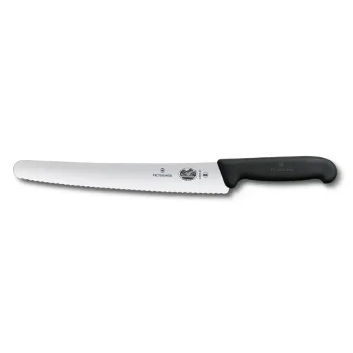 [VI5.2933.26] Couteau dente pour pattisier 26cm Fibrox noir