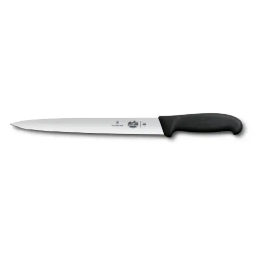 [VI5.4403.25] Slicing knife, pointed tip 25cm Victorinox black