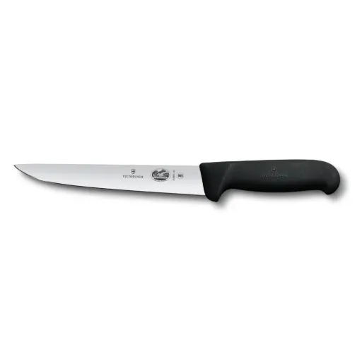 [VI5.5503.18] Couteau à saigner 18cm Noir Fibrox 