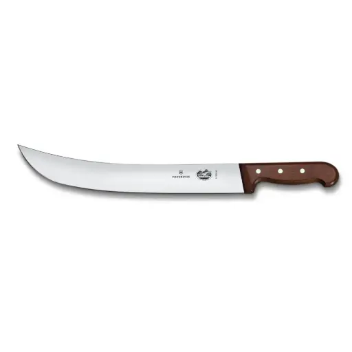 [VI5.7300.36] Couteau de boucher manche en bois, 36cm Fibrox lame large