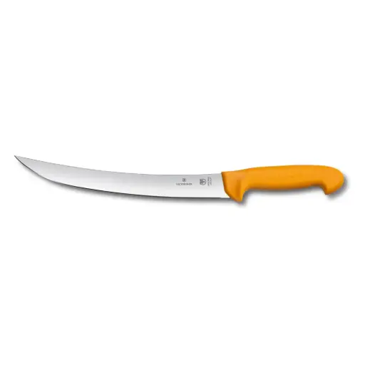 [VI5.8435.22] Couteau de boucher Swibo 22cm orange