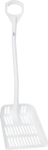 [VI5603/5] Vikan ergonomische schop met afvoergaatjes, 1145mm, wit