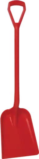 [VI5625/4] Schop korte steel 1040mm rood
