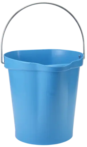 [VI5686/3] Seau gradue, bec verseur 12L Bleu