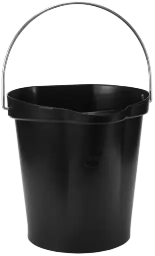 [VI5686/9] Seau 12L noir 