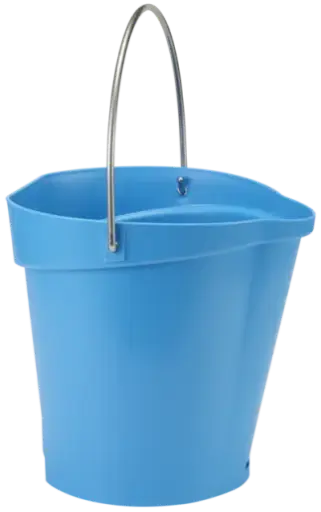 [VI5688/3] Seau gradue, bec verseur 6L Bleu