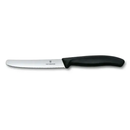 [VI6.7833] Couteau à tomates swissclassic Noir 11cm