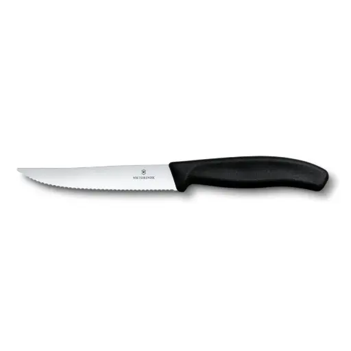 [VI6.7933] Couteau steak moyen swissclassic 12cm Noir