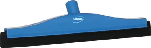 [VI7752/3] Vloertrekker 40cm blauw, zwarte rubber