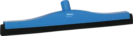 [VI7753/3] Vloertrekker 50cm blauw, zwarte rubber