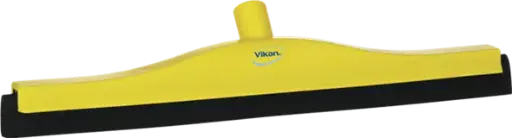 [VI7753/6] Vloertrekker 50cm geel, zwarte rubber