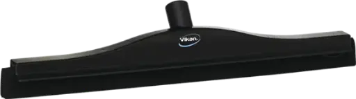 [VI7753/9] Vloertrekker 50cm zwart, zwarte rubber