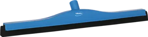 [VI7754/3] Vloertrekker 60cm blauw, zwarte rubber