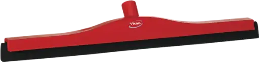 [VI7754/4] Vloertrekker 60cm rood, zwarte rubber