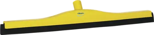 [VI7754/6] Vloertrekker 60cm geel, zwarte rubber