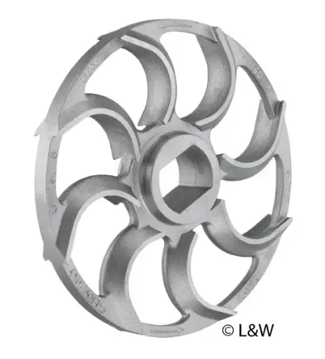 [LW 130E KSI8] Couteau faucile circulaire 130e 8 ailes étamé