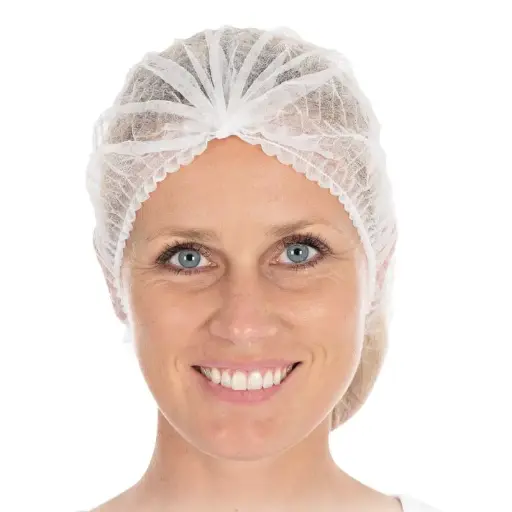 [FM1210] Haarnetjes PP wit (100st.) 