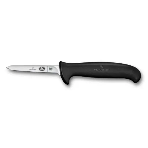 [VI5.5903.08S] Gevogelte mes 8cm, S, zwart