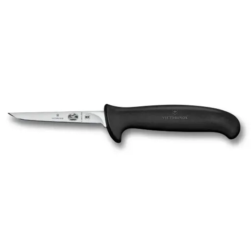 [VI5.5903.09S] Gevogelte mes 9cm, S, zwart spitse punt