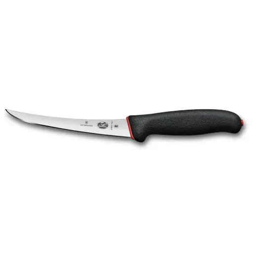 [VI5.6603.15D] Curved boning knife smal 15cm black, dual grip