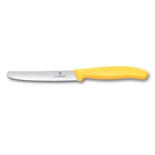 [VI6.7838.C1] Couteau à tomates/table 11cm jaune