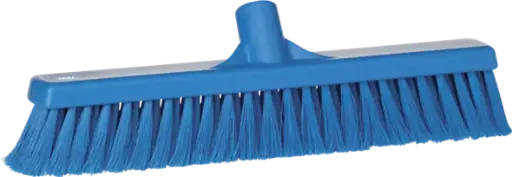 [VI3178/3] Veegborsel zacht/gespleten 130x46x410mm blauw