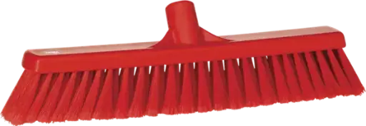 [VI3178/4] Balai souple/fleuré 130x46x410mm rouge