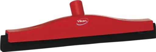 [VI7752/4] Vloertrekker 40cm rood, zwarte rubber