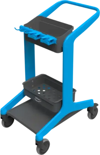 [VI57003] Vikan HyGo mobiel reinigingsstation, blauw